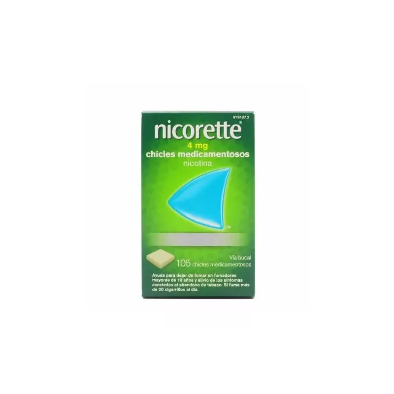 Nicorette 4 Mg 105 Chicles