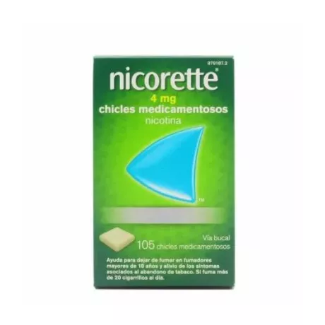 Nicorette 4 Mg 105 Chicles