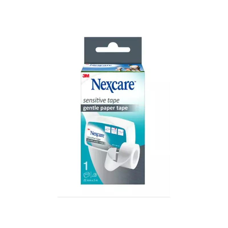 Esparadrapo Hipoalergico 3M Nexcare Piel Sensible 1 Unidad 5 M X 25 Mm N1540