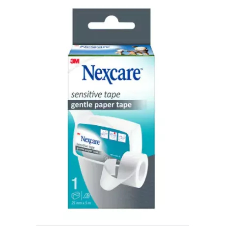 Esparadrapo Hipoalergico 3M Nexcare Piel Sensible 1 Unidad 5 M X 25 Mm N1540