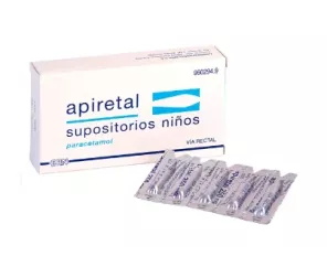 Apiretal Niños 250 Mg 5 Supositorios