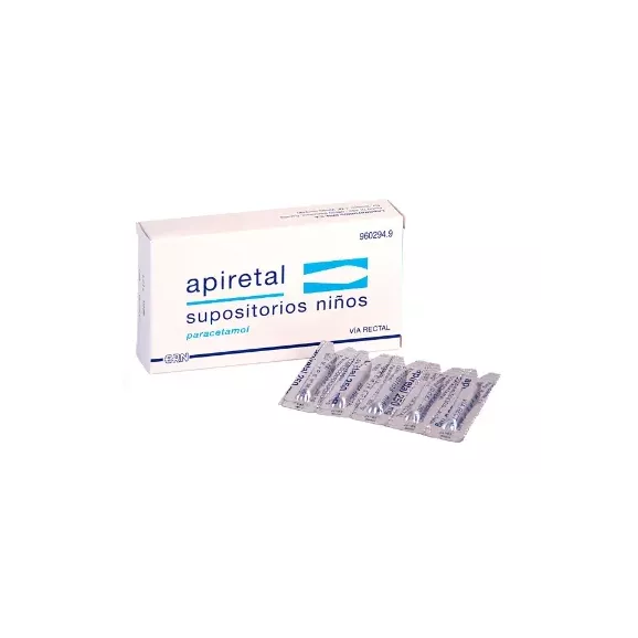 Apiretal Niños 250 Mg 5 Supositorios Apiretal Niños 250 Mg 5 Supositorios