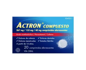 Actron Compuesto 20 Comprimidos Efervescentes
