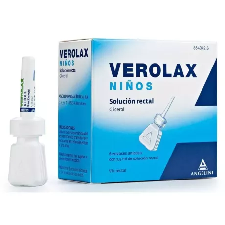 Verolax Niños 1.8 Ml Solucion Rectal 6 Enemas 2.5 Ml