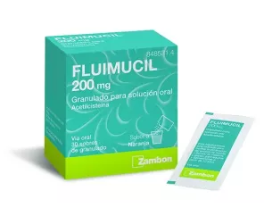 Fluimucil 200 Mg 30 Sobres Granulado Solucion Oral
