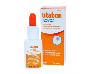 Utabon Niños 0.25 Mg/Ml Gotas Nasales En Solucion 1 Frasco 15 Ml