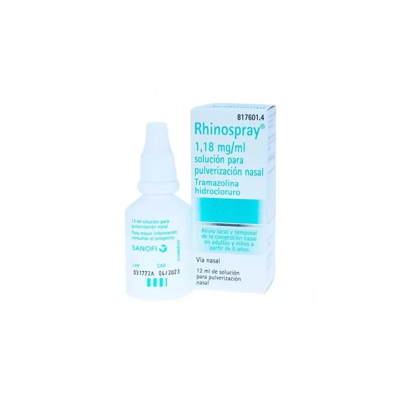 Rhinospray 1.18 Mg/Ml Nebulizador Nasal 12 Ml