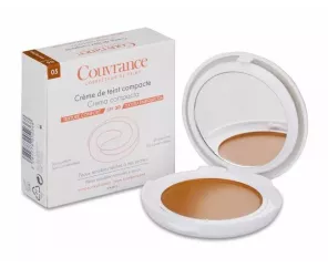AVENE COUVRANCE CREMA DE ROSTRO COMPACTA 4.0 SPF 30 CONFORT 10 G COLOR MIEL