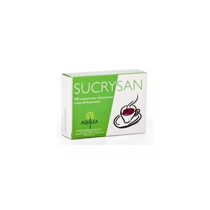 Sucrysan Aspartamo Edulcorante 300 Comprimidos | Tufarma.online