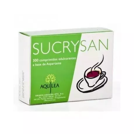 Sucrysan Aspartamo Edulcorante 300 Comprimidos | Tufarma.online