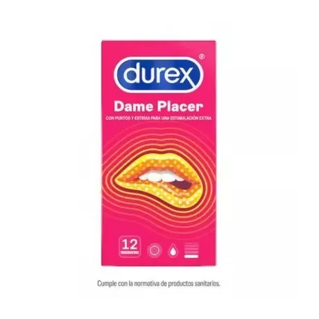 Durex Dame Placer Preservativos 12 Unidades