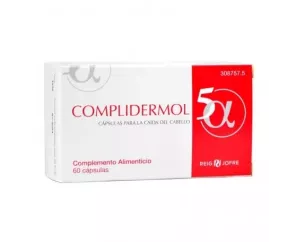 Complidermol 5 alfa 60 Cápsulas Anticaída | Farmacia24hbenimaclet.com