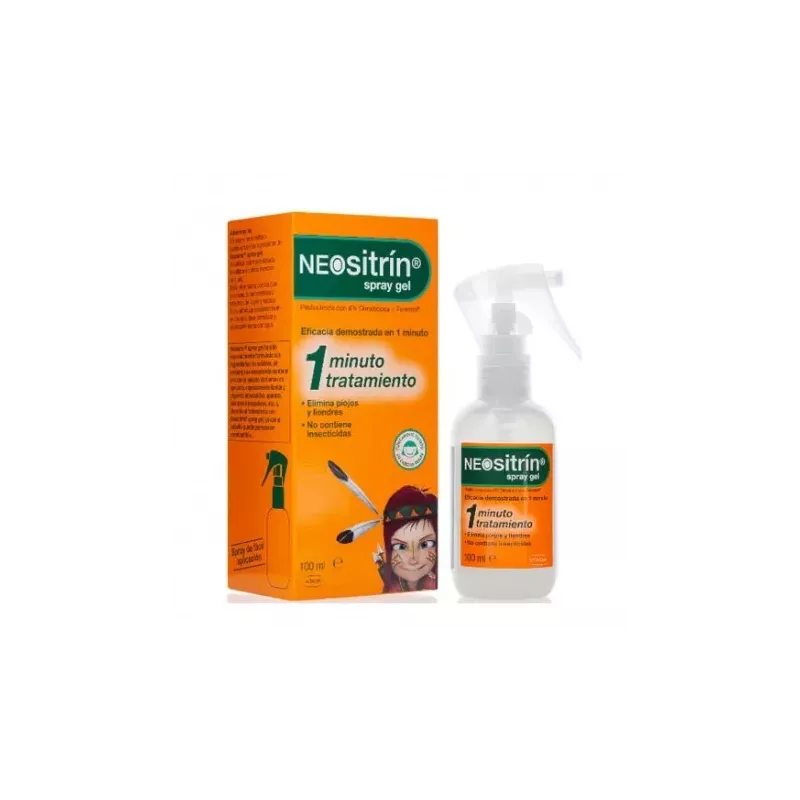 Neositrin Spray Gel Antipiojos 1 Envase 100 Ml