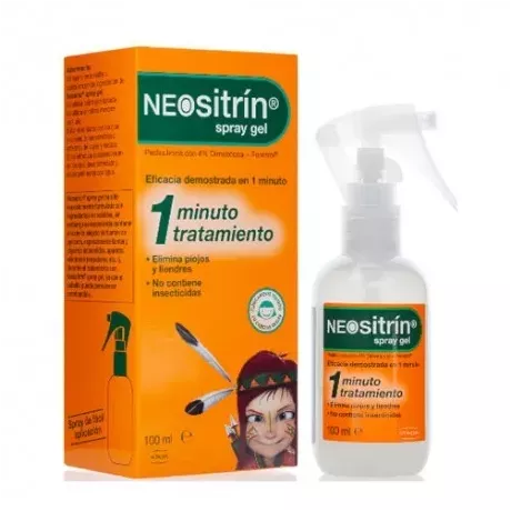 Neositrin Spray Gel Antipiojos 1 Envase 100 Ml