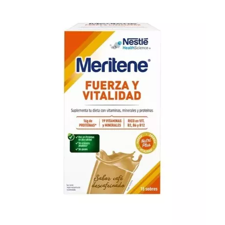 Meritene Fuerza y Vitalidad Café Descafeinado | Farmakiwi