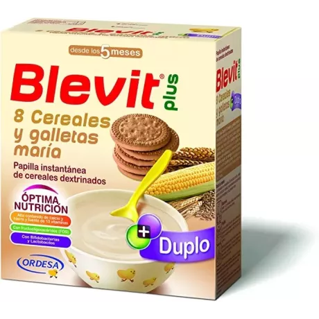 Blevit Plus 8 Cereales Y Galletas  2 Envases 300 G