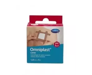 Esparadrapo Hipoalergico Omniplast Tejido Resistente 1 Unidad 5 M X 1,25 Cm