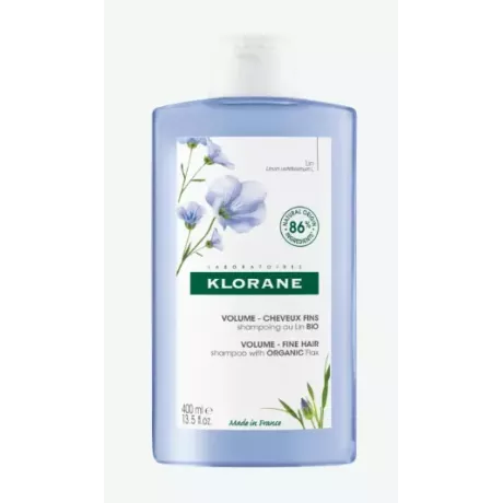 KLORANE CHAMPU AL LINO BIO  1 ENVASE 400 ML