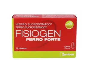 Fisiogen Ferro Forte 30 Cápsulas | Farmacia24hbenimaclet.com