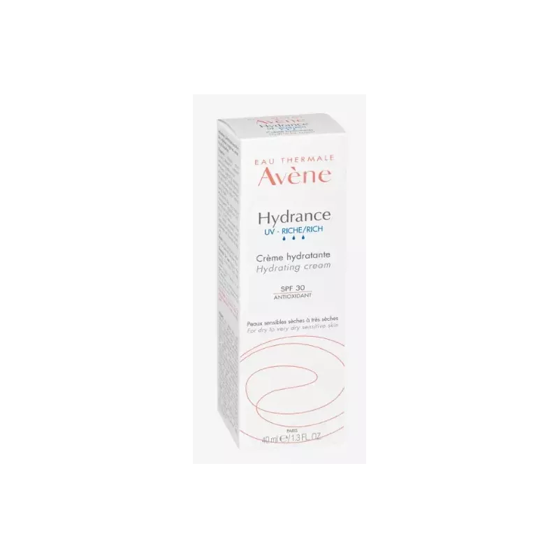 Avene Hydrance Uv Rica Crema Hidratante Spf 30  1 Envase 40 Ml