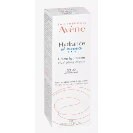 Avene Hydrance Uv Rica Crema Hidratante Spf 30  1 Envase 40 Ml