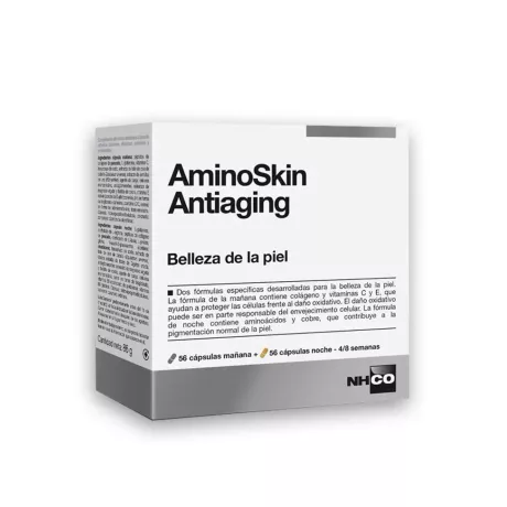 Aminoskin Antiaging  56 Capsulas Mañana + 56 Capsulas Noche