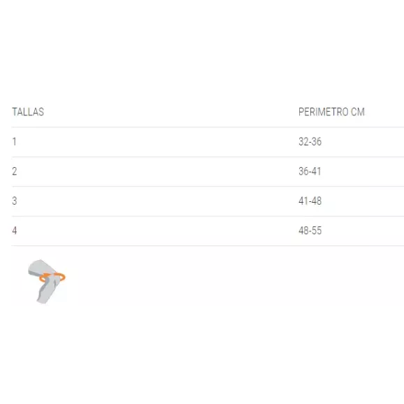 Rodillera Elastica Gel Pad Y Flejes Orliman Sport Os6211 T -3