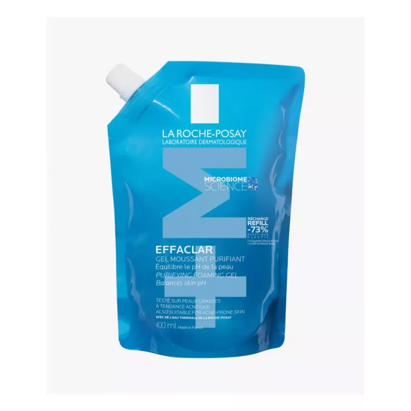 Effaclar Gel Moussant+M  1 Envase 400 Ml Refill