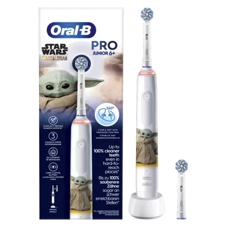 Cepillo Dental Electrico Recargable Oral-B Pro 3 Junior 6+ Box 1 Unidad Star Wars