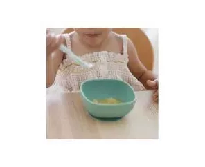 Bol Silicona Con Ventosa Verde Suavinex