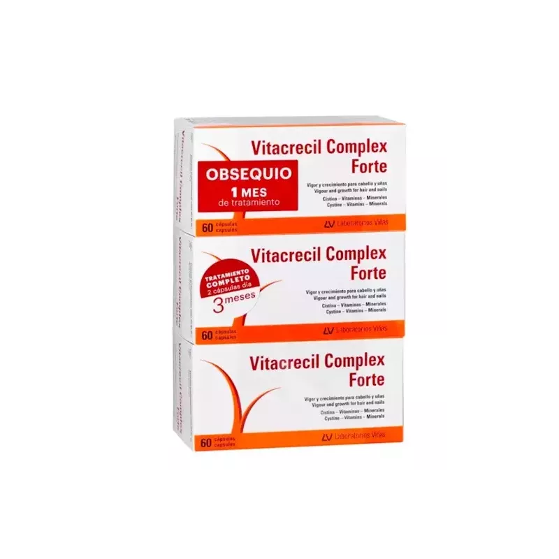 Vitacrecil Complex Forte 180 Cápsulas | Tufarma.online