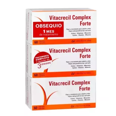 Vitacrecil Complex Forte 180 Cápsulas | Tufarma.online