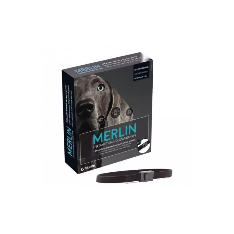 Collar Merlin para Perros Grandes Antiparasitario | Tufarma.online