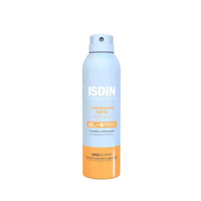 ISDIN FOTOPROTECTOR TRANSPARENT SPRAY WET SKIN SPF 50  1 ENVASE 100 ML