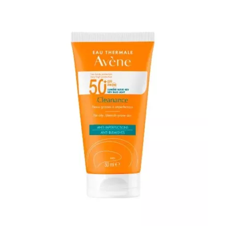 AVENE CLEANANCE SOLAR SPF 50+ MUY ALTA PROTECCION  1 ENVASE 50 ML