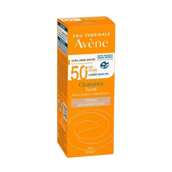 AVENE CLEANANCE SOLAR SPF 50+ MUY ALTA PROTECCION  1 ENVASE 50 ML COLO