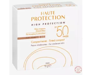 AVENE SPF 50 COMPACTO OIL FREE  1 ENVASE 10 G COLOR DORADO