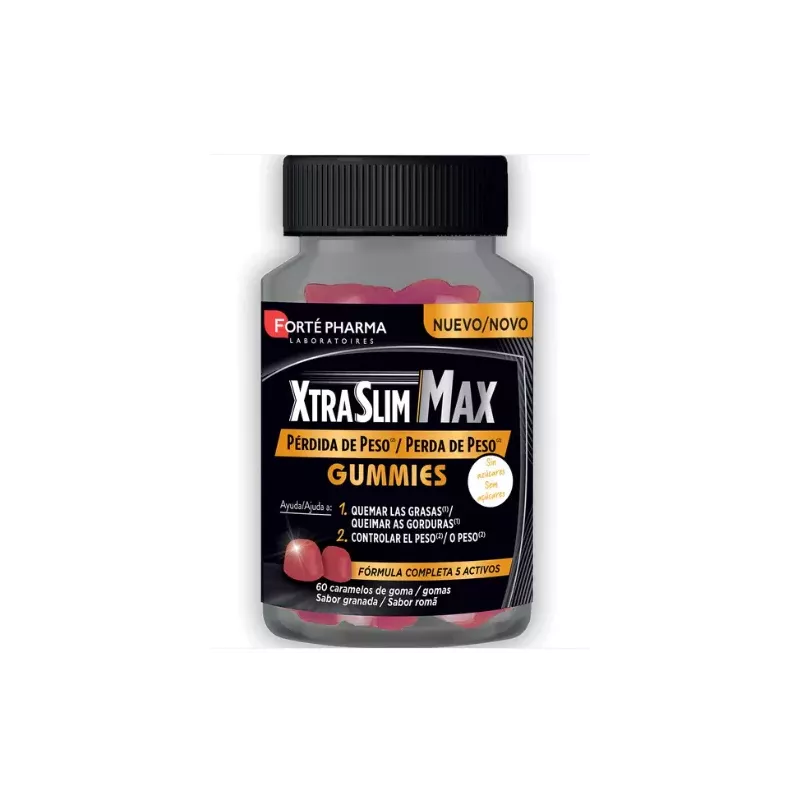 XTRASLIM MAX GUMMIES  60 CARAMELOS DE GOMA