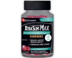 XTRASLIM MAX REDUCTOR APETITO GUMMIES  60 CARAMELOS DE GOMA SABOR MELOCOTON