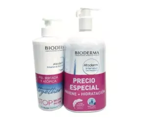Pack Atoderm Intensive Baume 500Ml + Gel 1L Bioderma