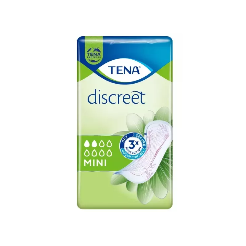 Absorbente Incontinencia Orina Ligera Tena Discreet Mini 20 Unidades