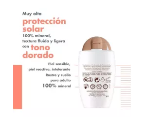 Avene Fluido Mineral Spf 50+ Color 1 Envase 40 Ml