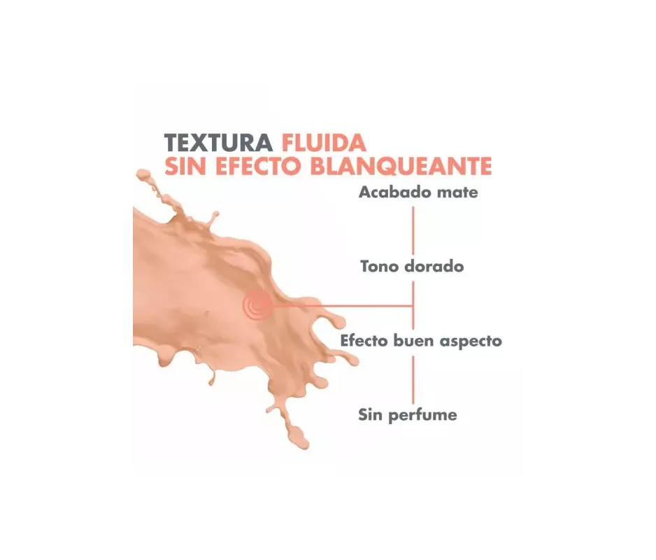 Avene Fluido Mineral Spf 50+ Color 1 Envase 40 Ml