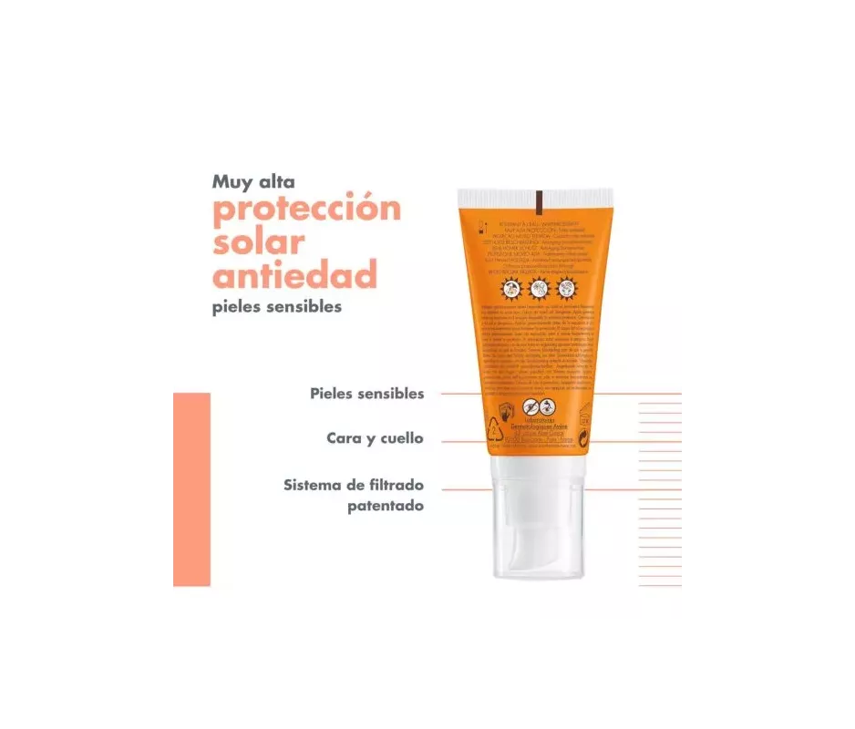 Avene Solar Antiedad SPF 50+ 50 ml | Farmacia24hbenimaclet.com