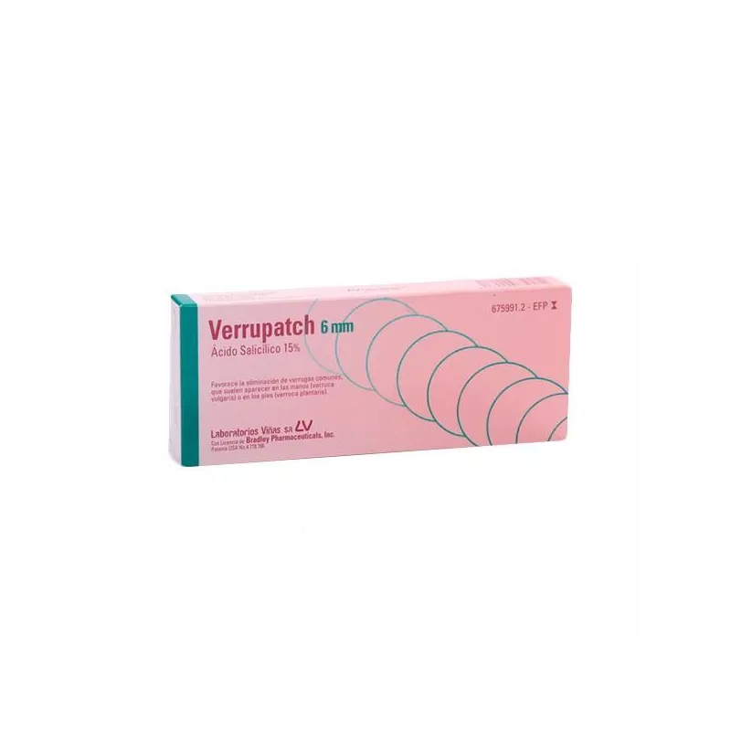 VERRUPATCH 3,75 MG 20 APOSITOS IMPREGNADOS 6 MM