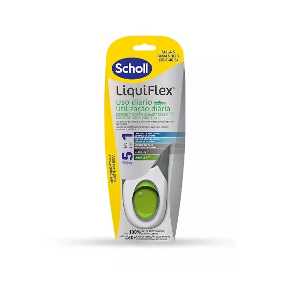 PLANTILLAS SCHOLL LIQUIFLEX DIARIO 2 UNIDADES TALLA S PLANTILLAS SCHOLL LIQUIFLEX DIARIO 2 UNIDADES TALLA S