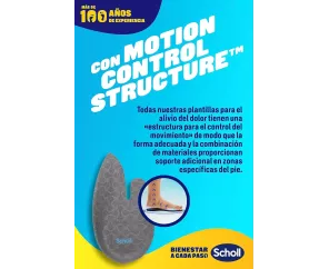 Plantillas Tobillo Y Talon Scholl In-Balance Talla L 1 Par