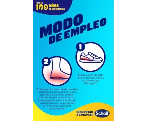 Plantillas Tobillo Y Talon Scholl In-Balance Talla L 1 Par