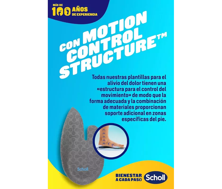 Plantillas Tobillo Y Talón Scholl In-Balance Talla M 1 Par