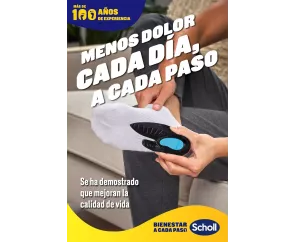 Plantillas Tobillo Y Talón Scholl In-Balance Talla M 1 Par